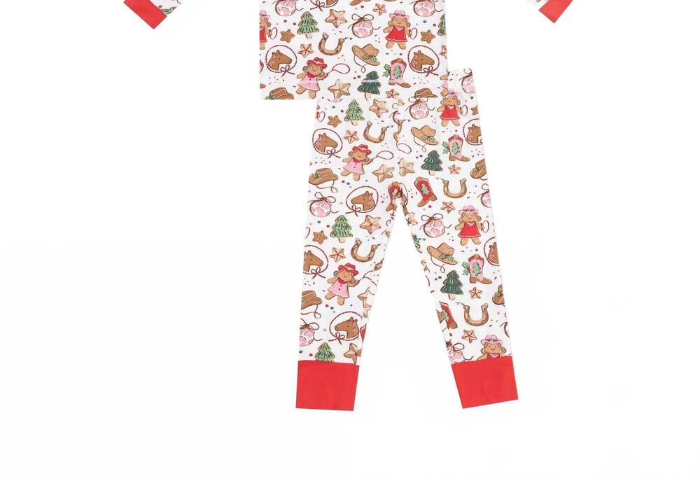 NEW ANGEL DEAR girls long sleeve loungewear set in white